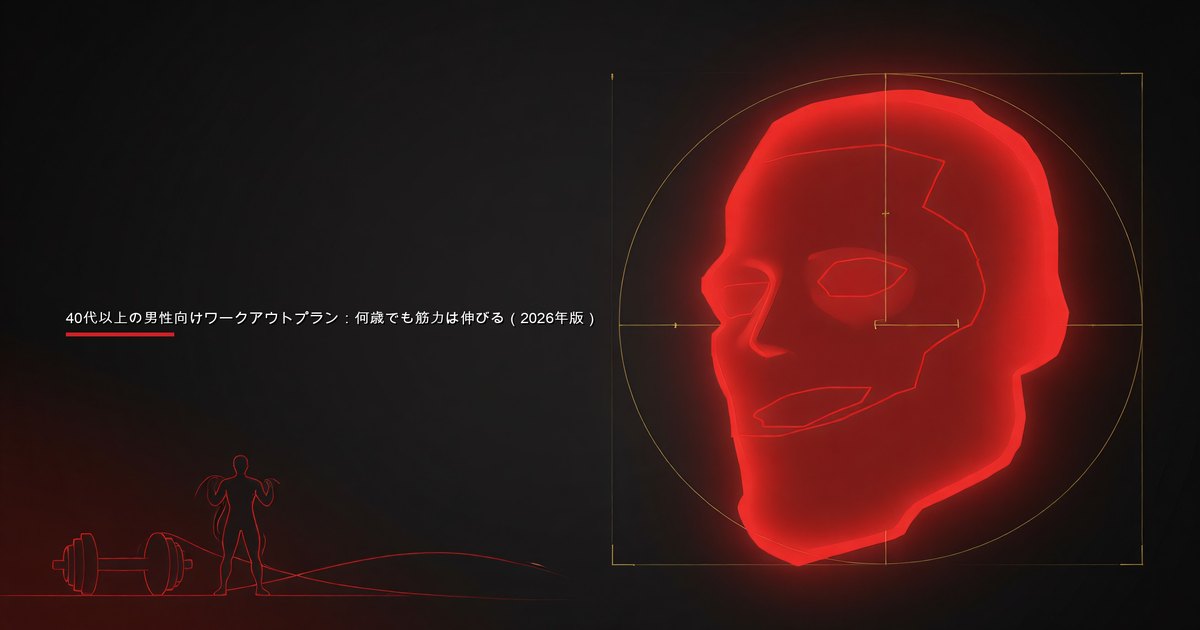 ジムで正しいフォームでコンパウンド種目を行う40代の男性