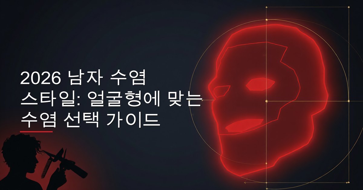 2026 남자 수염 스타일: 얼굴형에 맞는 수염 선택 가이드