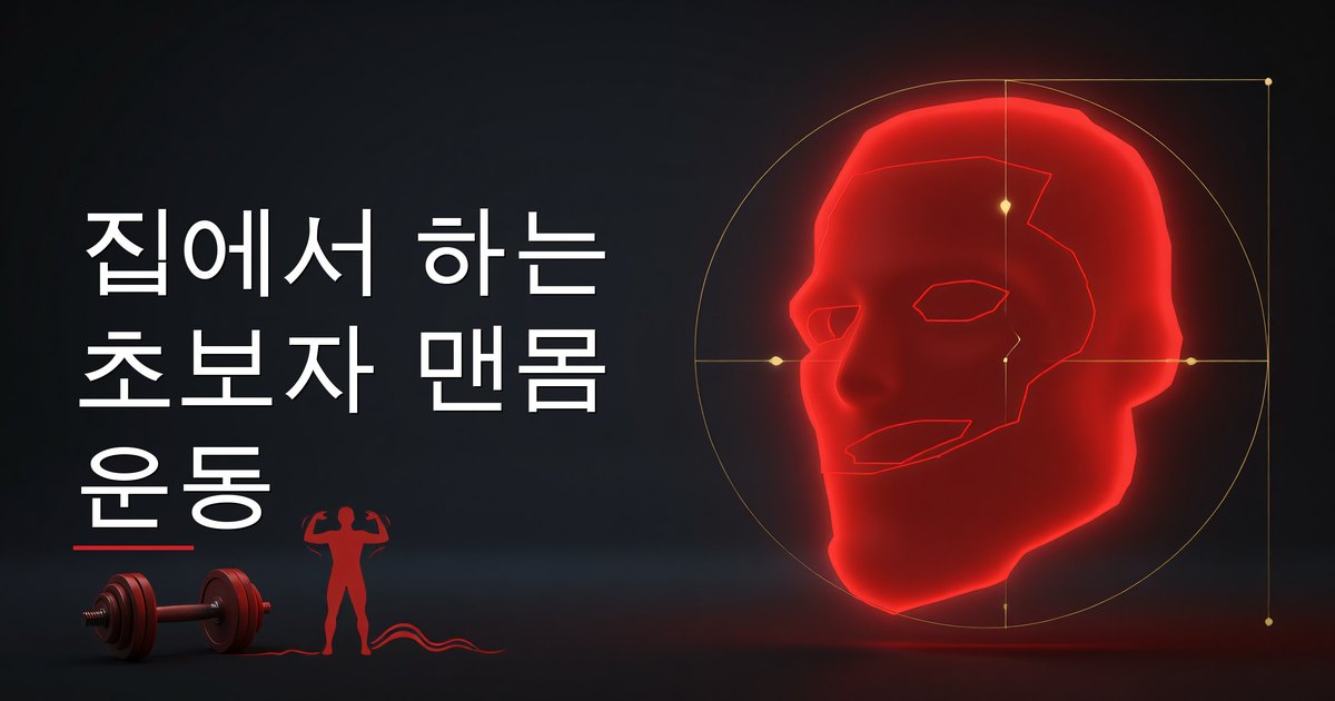 집에서 하는 초보자 맨몸 운동