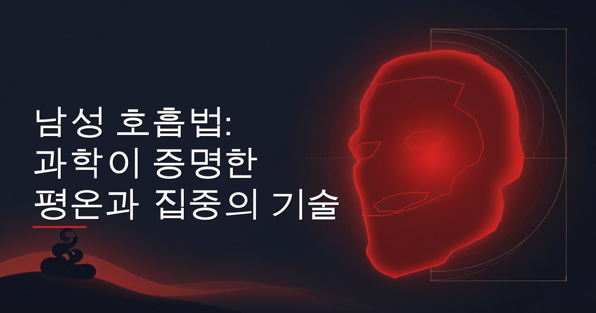 남성 호흡법: 평온과 집중을 위한 과학 기반 기술