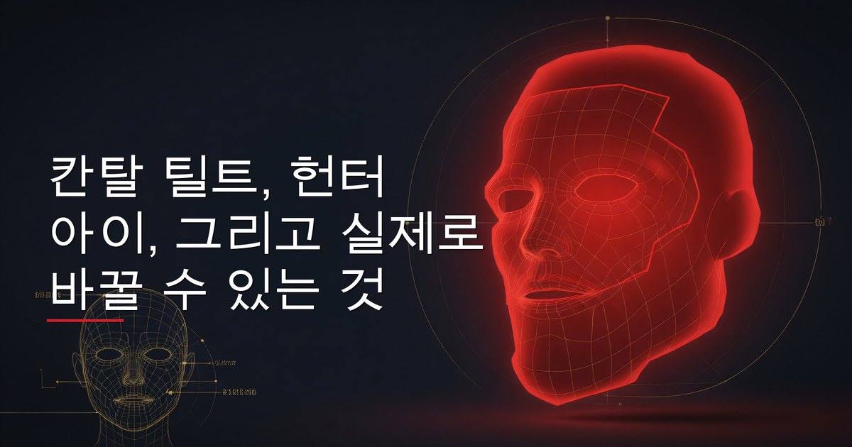 칸탈 틸트, 헌터 아이, 그리고 실제로 바꿀 수 있는 것