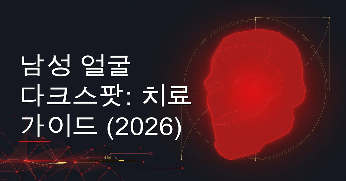 남성 얼굴 다크스팟: 치료 가이드 (2026)