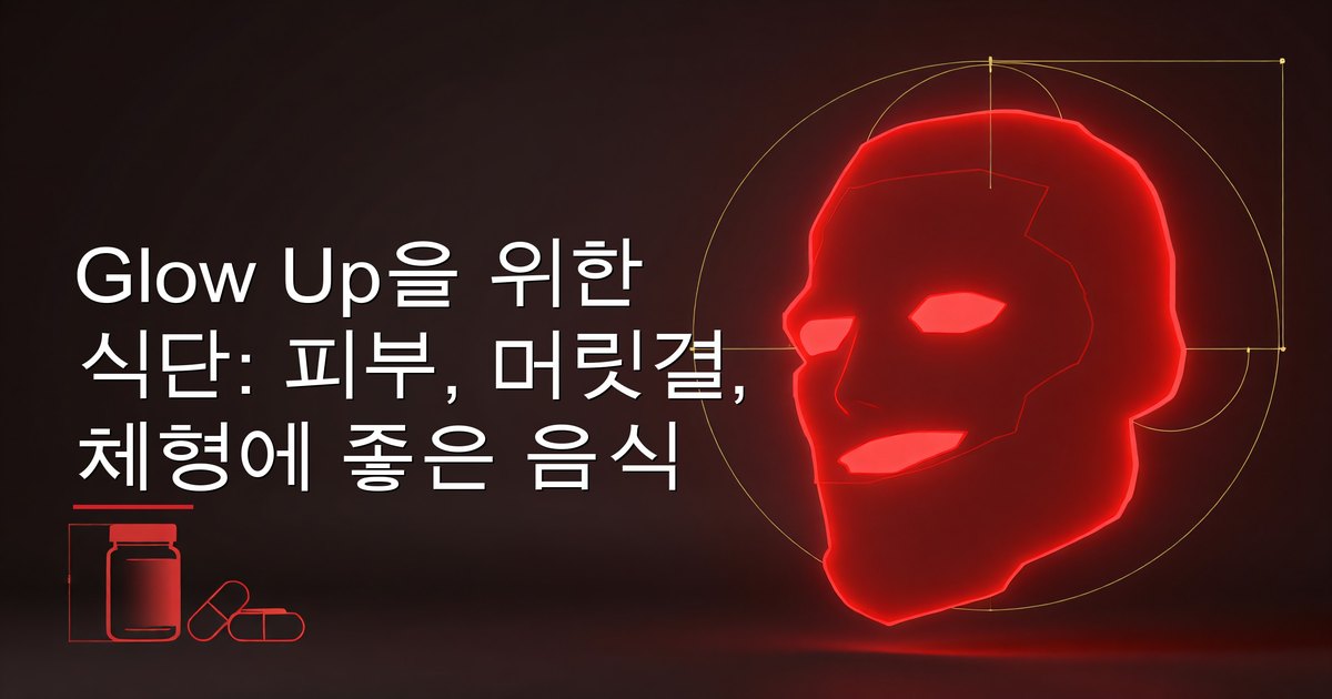 Glow Up을 위한 식단: 피부, 머릿결, 체형에 좋은 음식