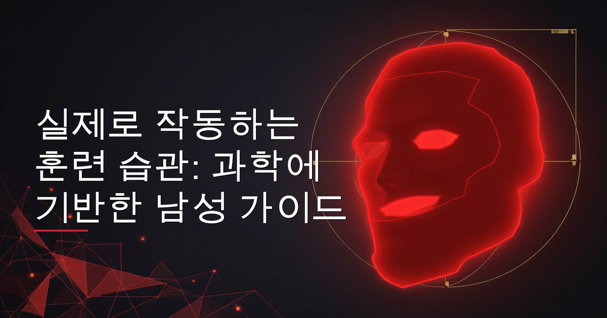 실제로 작동하는 훈련 습관: 과학에 기반한 남성 가이드