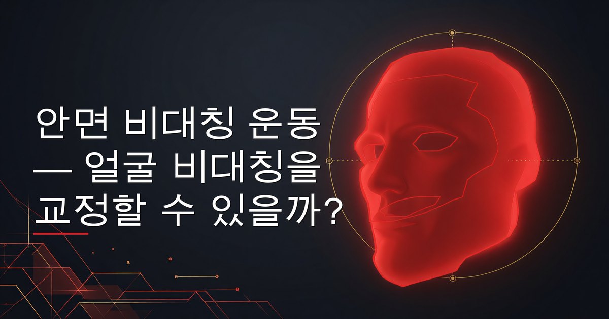 남성을 위한 안면 비대칭 운동 가이드