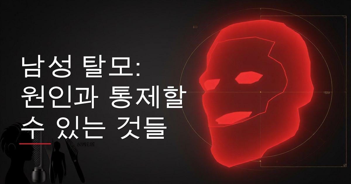 남성 탈모: 원인과 통제할 수 있는 것들