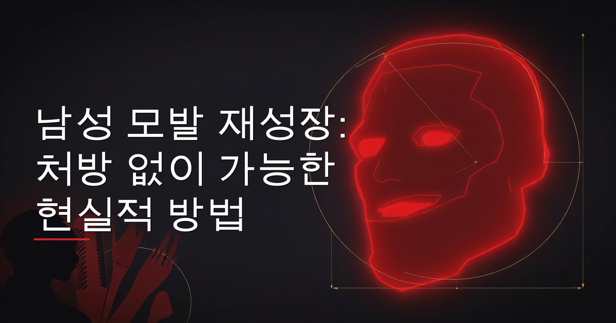 남성 모발 재성장: 처방 없이 가능한 현실적 방법