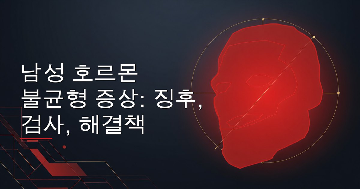 전체 호르몬 패널 검사 결과지를 살펴보는 남성 — 호르몬 불균형의 징후를 알아차리는 것이 표적 치료로 가는 첫걸음입니다