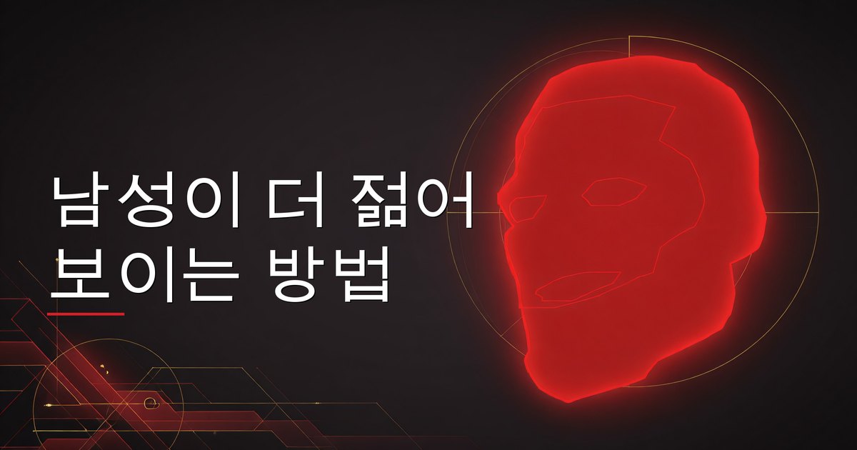 남성이 더 젊어 보이는 방법