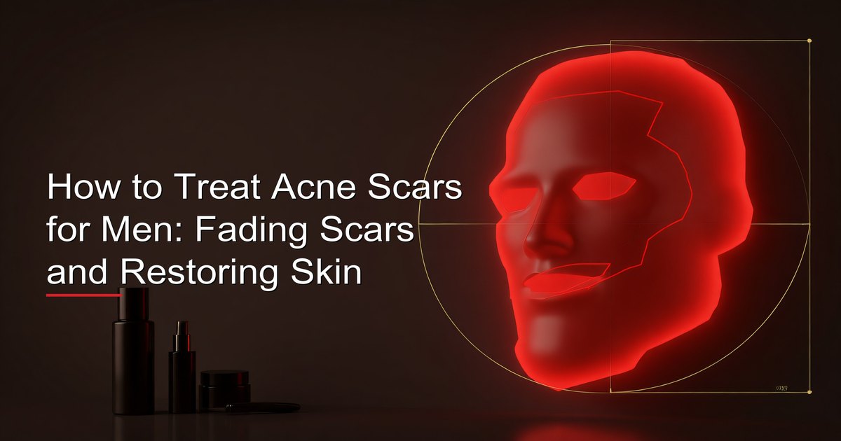 How to Treat Acne Scars for Men: Fading Scars and Restoring Skin