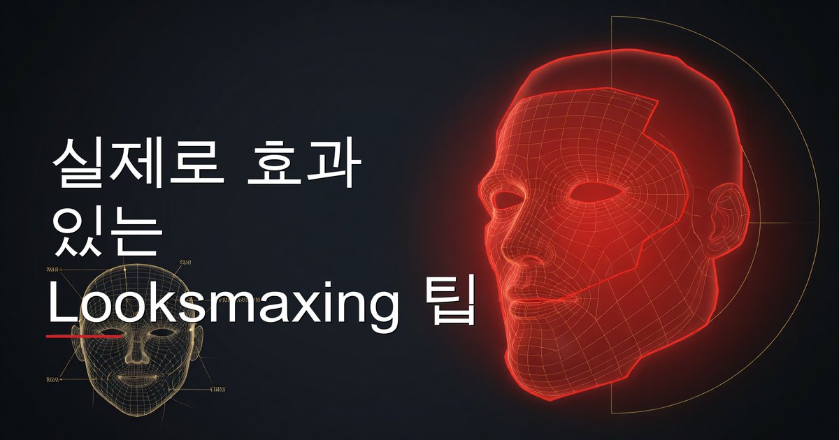 실제로 효과 있는 Looksmaxing 팁