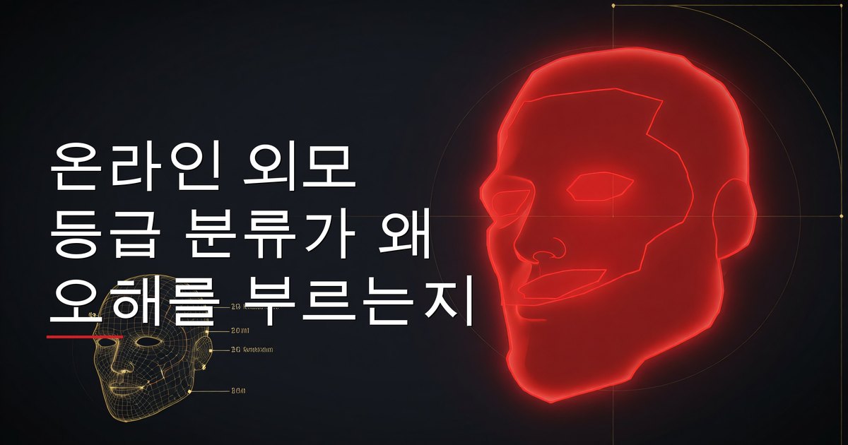 온라인 외모 등급 분류가 왜 오해를 부르는지