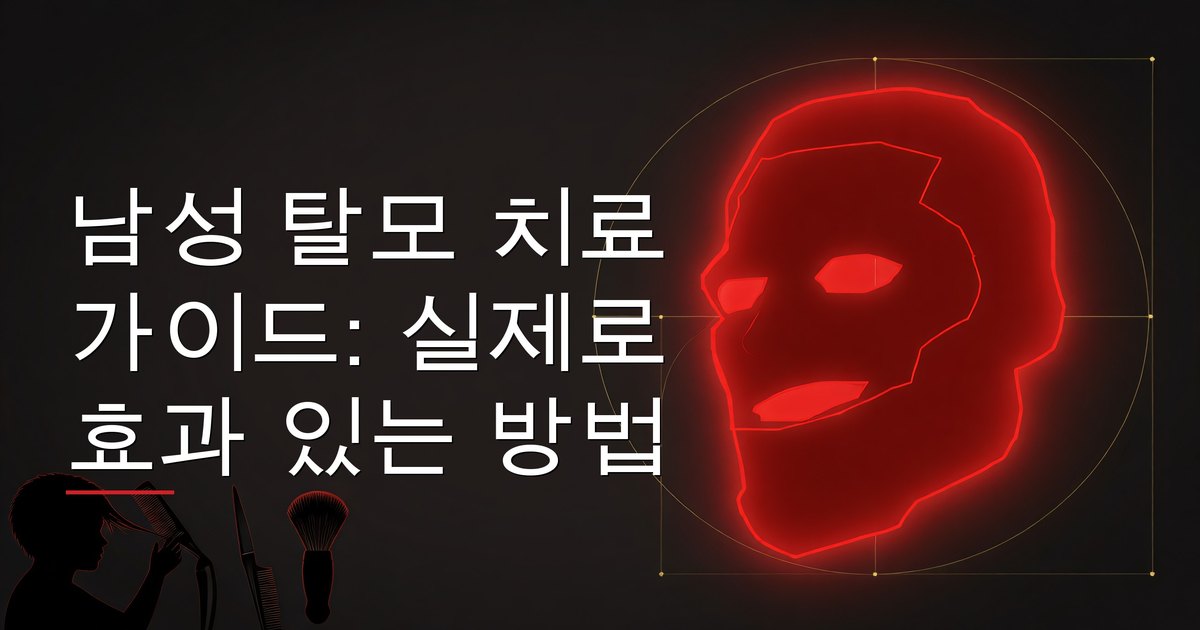 남성 탈모 치료 옵션 — 미녹시딜, 피나스테리드, 모발 이식, 각종 치료법 비교