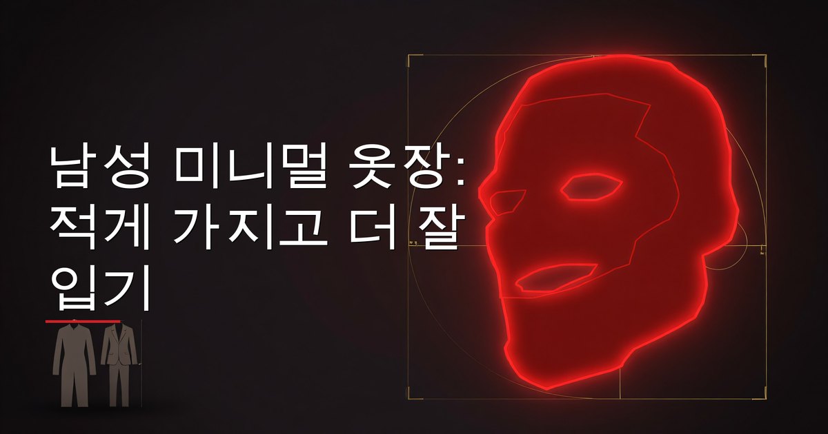 남성 미니멀 옷장: 적게 가지고 더 잘 입기