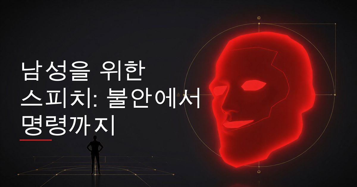 남성을 위한 스피치: 불안에서 명령까지