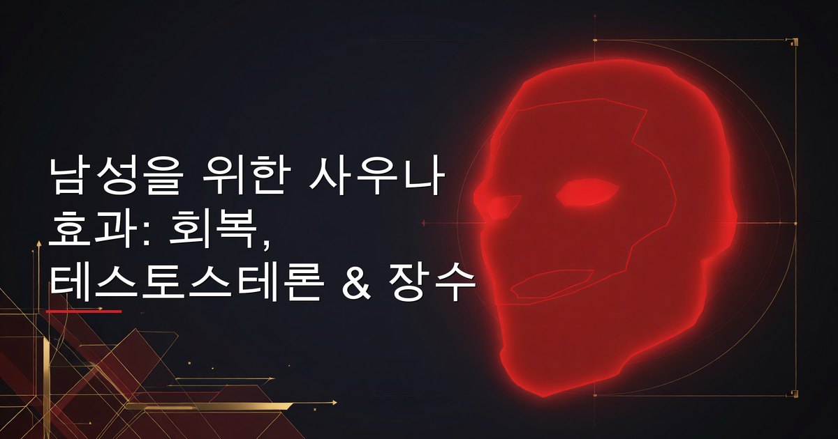 남성을 위한 사우나 효과: 회복, 테스토스테론 & 장수