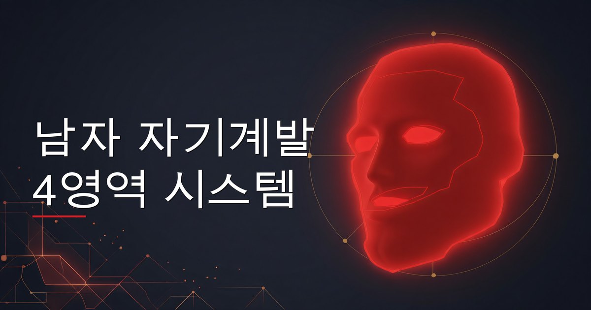 남자 자기계발 4영역 시스템