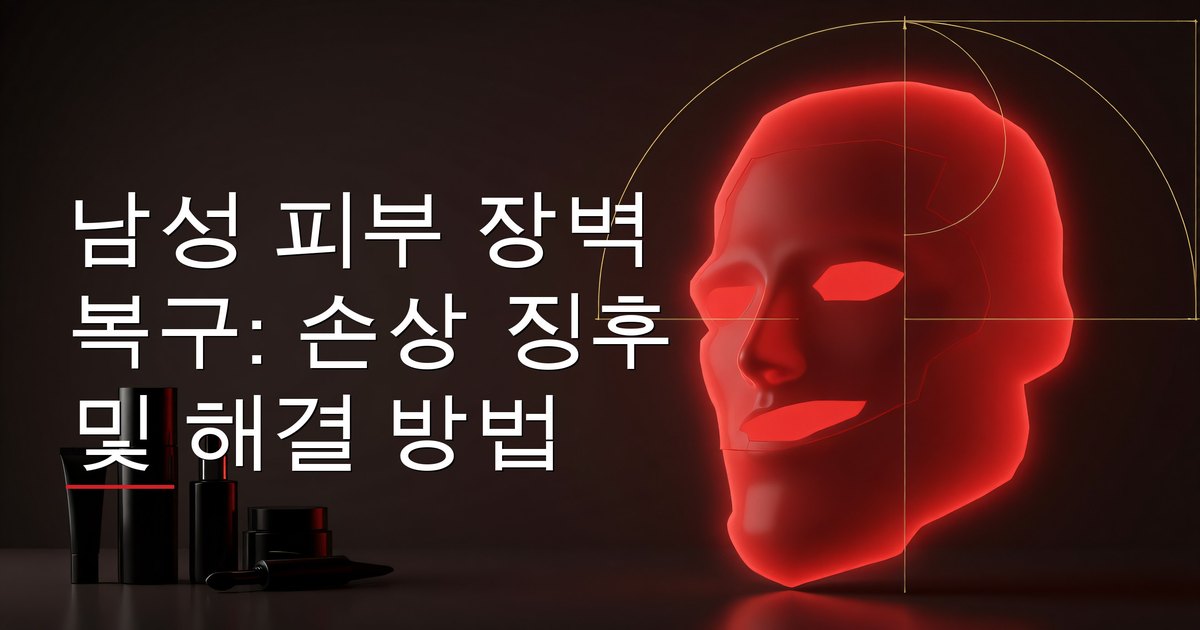 남성 피부 장벽 복구: 손상 징후 및 해결 방법
