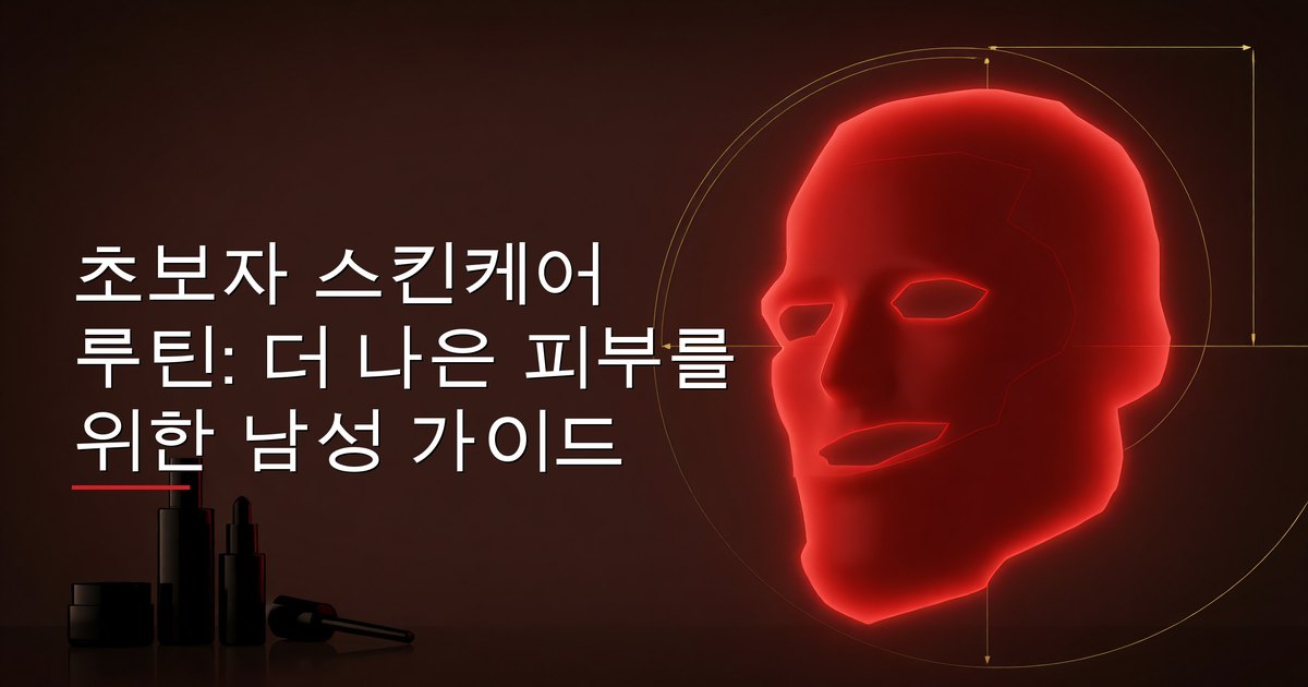 세면대에서 세안하며 스킨케어 루틴을 시작하는 10대 남자