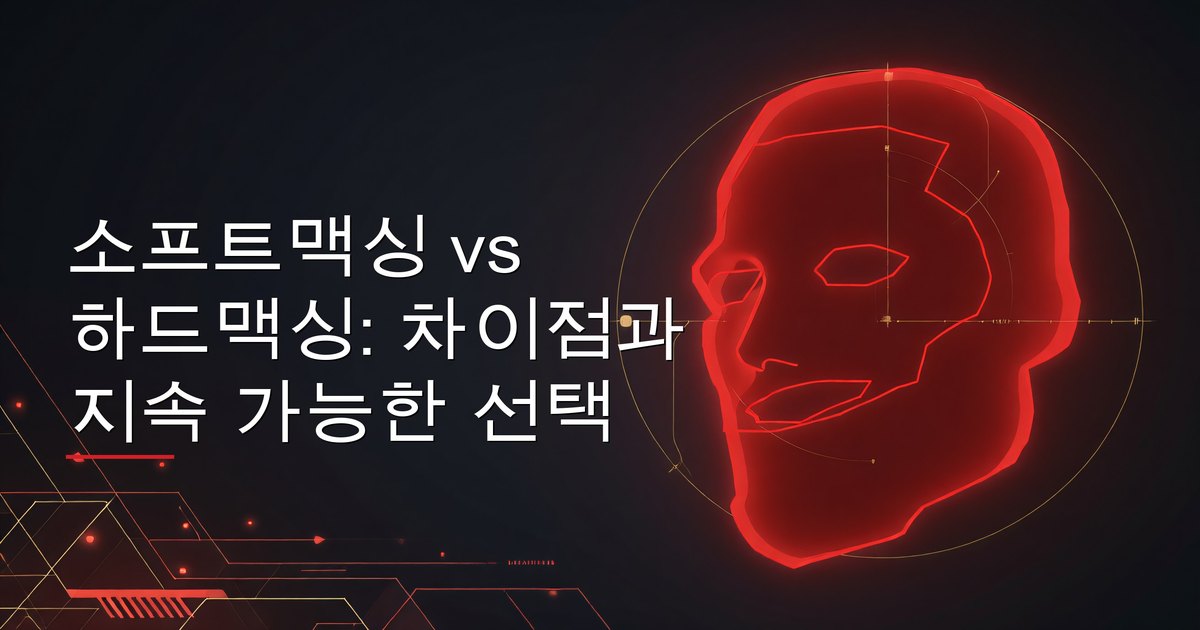 소프트맥싱 vs 하드맥싱: 차이점과 지속 가능한 선택