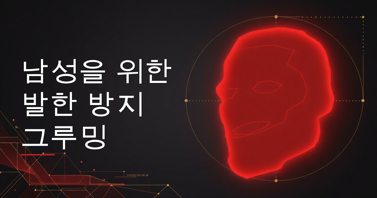 남성을 위한 발한 방지 그루밍