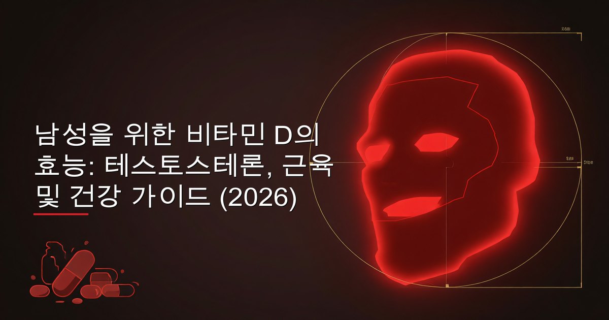 남성을 위한 비타민 D의 효능: 테스토스테론, 근육 및 건강 가이드 (2026)