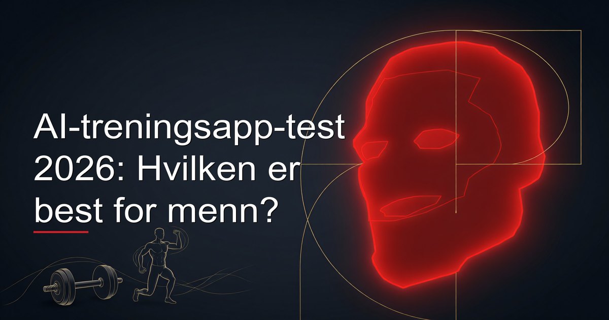 AI-treningsapp-grensesnitt på smarttelefon med treningsprogram