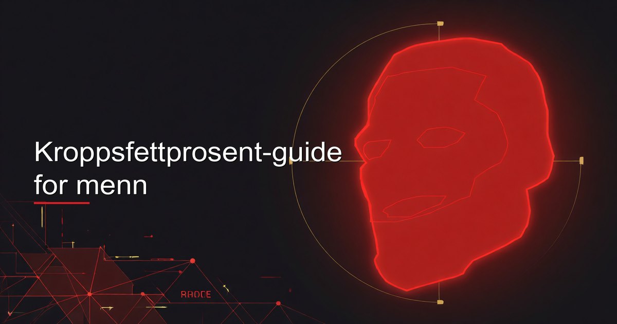 Kroppsfettprosent-guide for menn