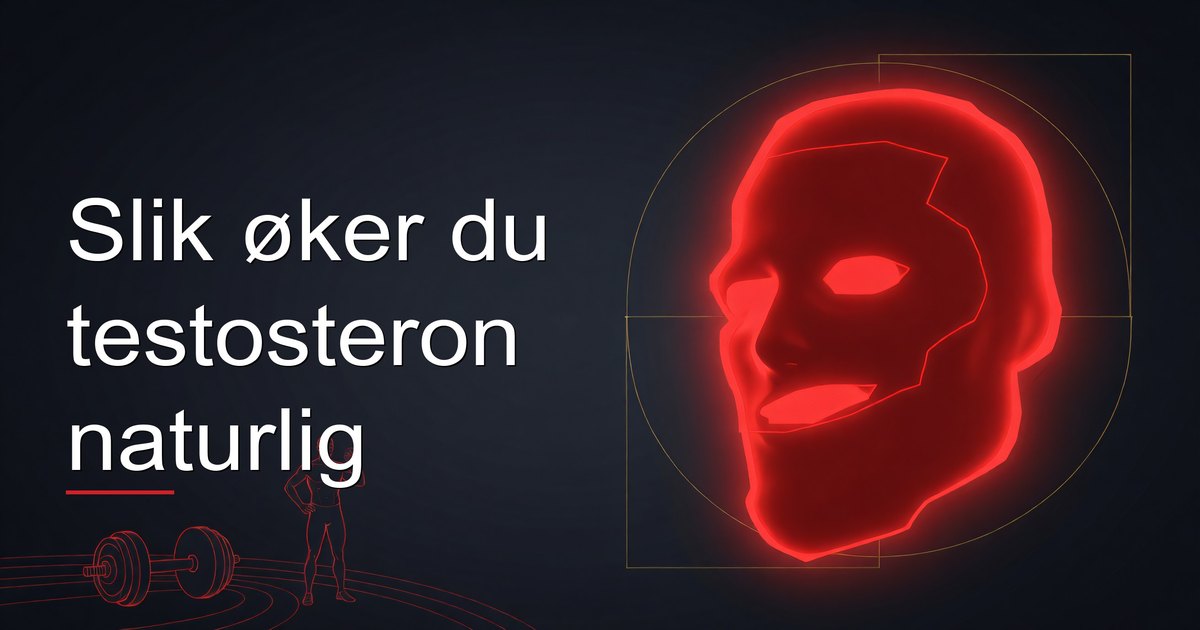 Slik øker du testosteron naturlig