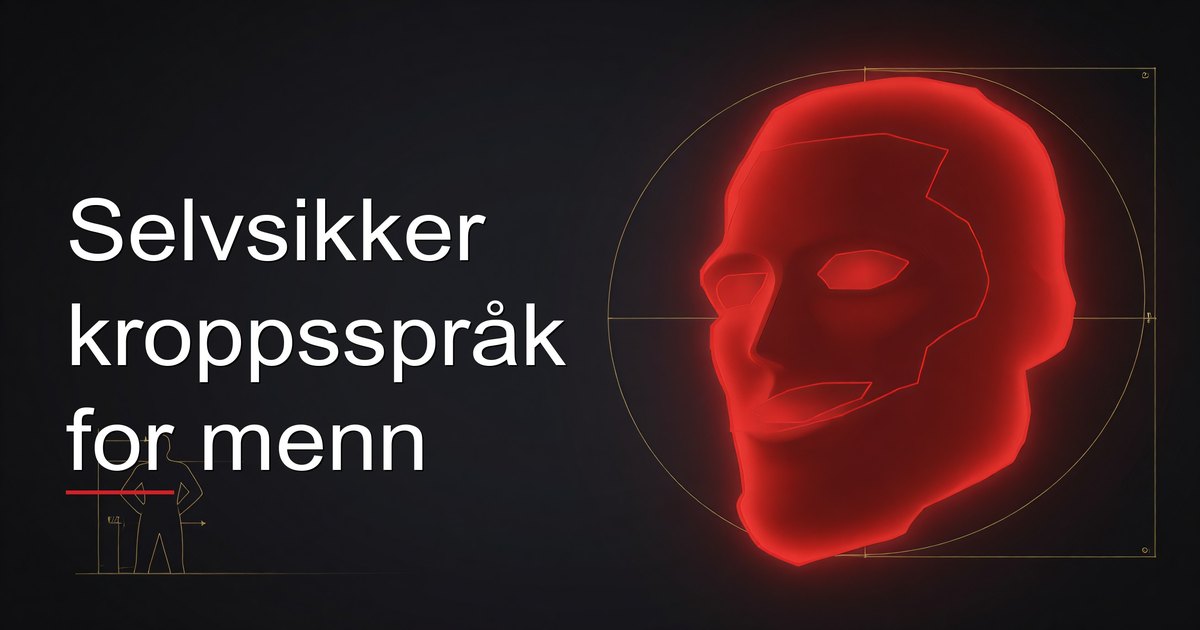 Selvsikker kroppsspråk for menn