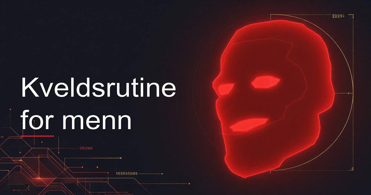 Kveldsrutine for menn
