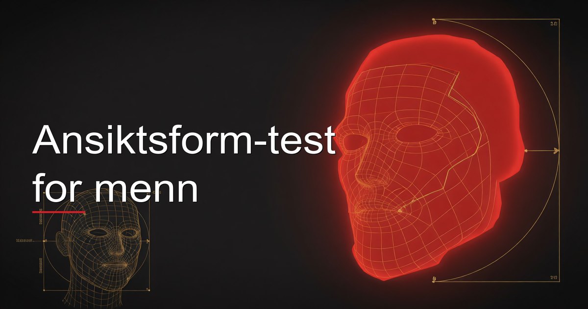 Ansiktsform-test for menn