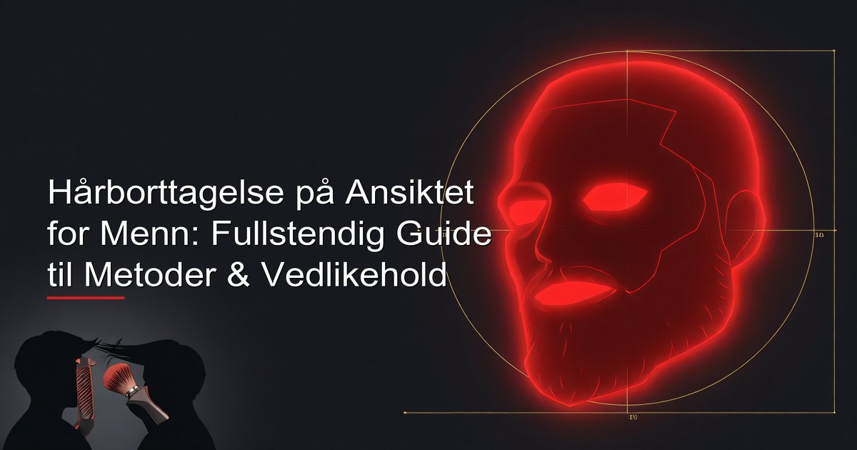 Hårborttagelse på Ansiktet for Menn: Fullstendig Guide til Metoder &amp; Vedlikehold