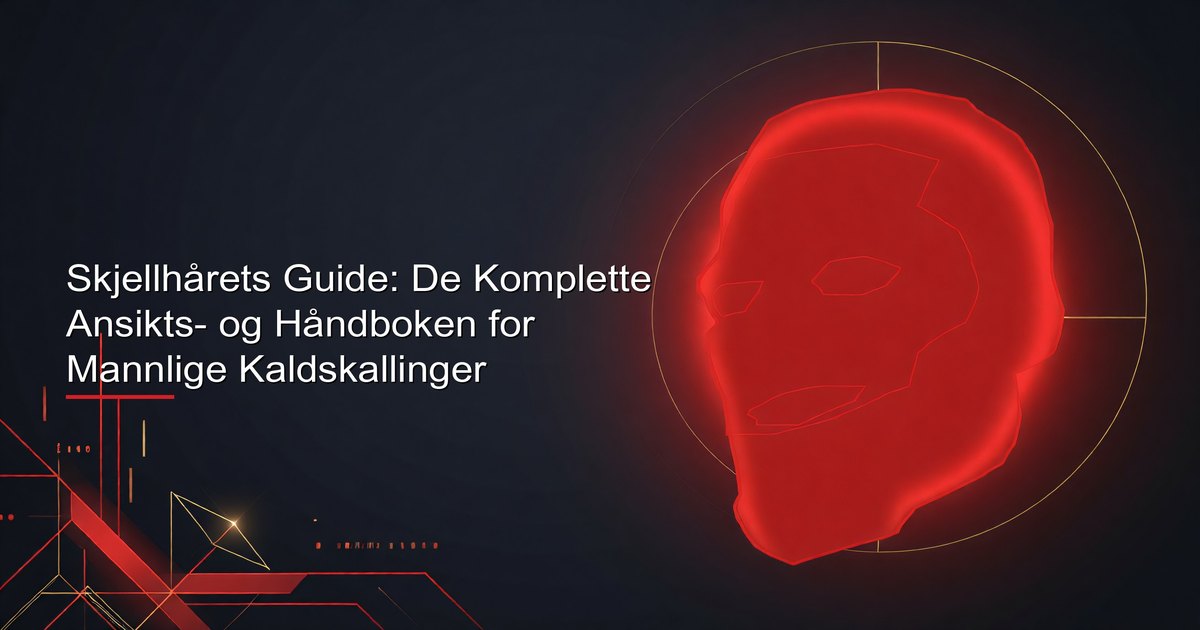 Skjellhårets Guide: De Komplette Ansikts- og Håndboken for Mannlige Kaldskallinger