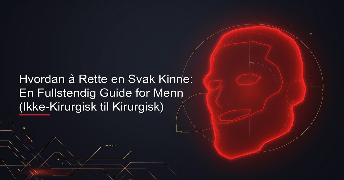 Hvordan å Rette en Svak Kinne: En Fullstendig Guide for Menn (Ikke-Kirurgisk til Kirurgisk)