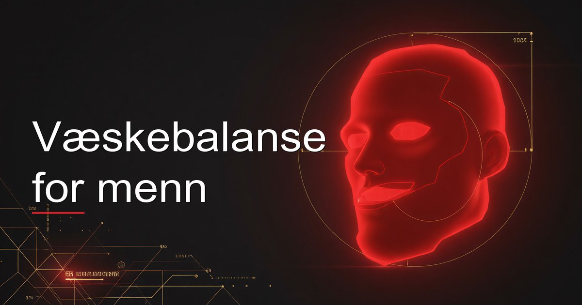 Væskebalanse for menn
