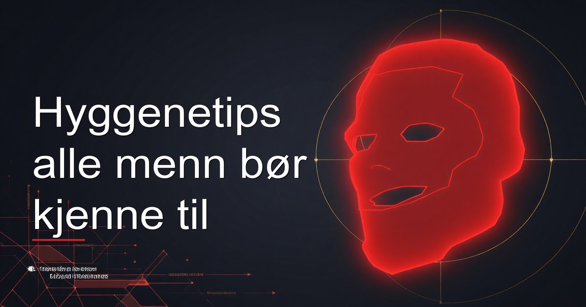 Hygienetips alle menn bør kjenne til (men de fleste ikke gjør)