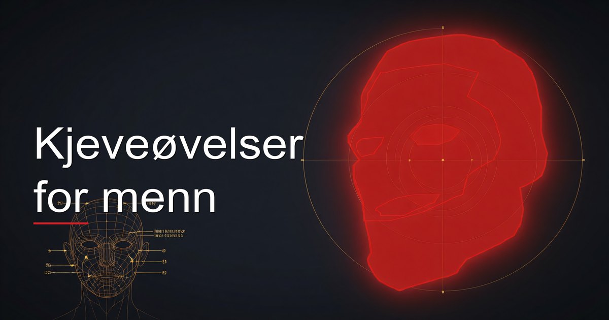 Kjeveøvelser for menn