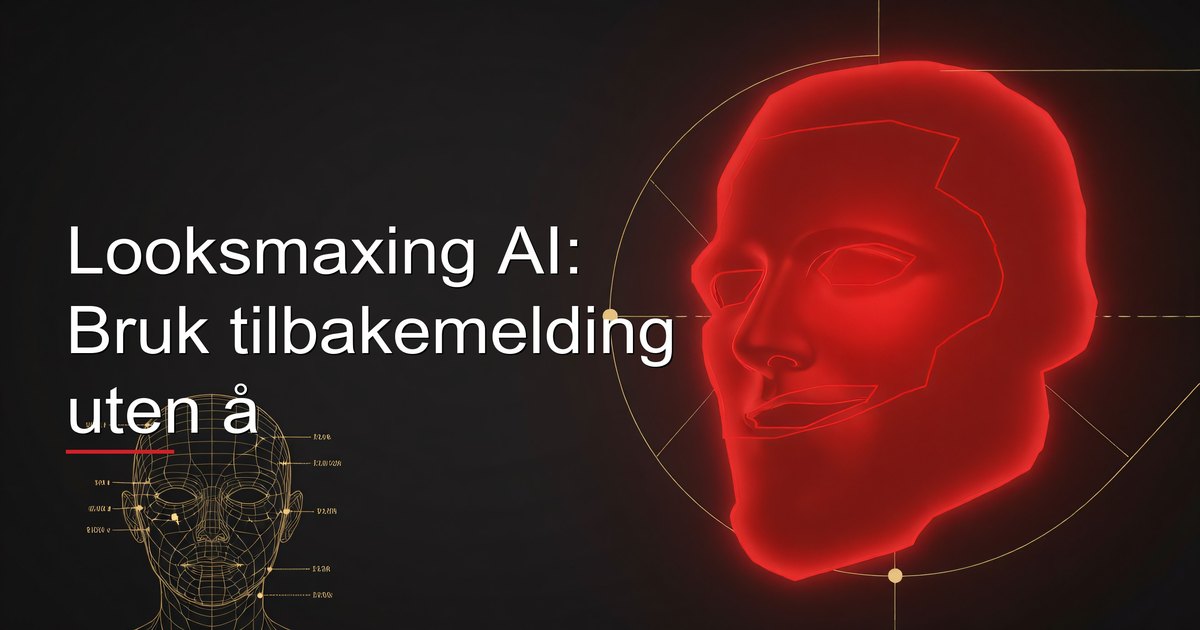Looksmaxing AI: Bruk tilbakemelding uten å