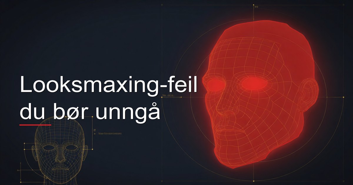 Looksmaxing-feil du bør unngå