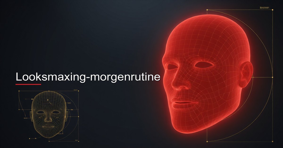 Looksmaxing-morgenrutine