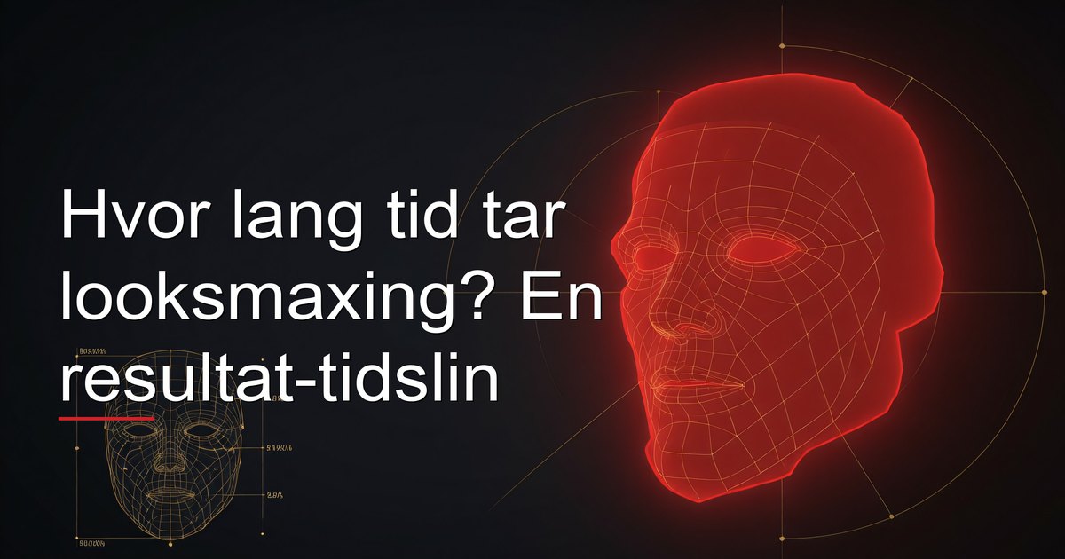 Hvor lang tid tar looksmaxing? En resultat-tidslin
