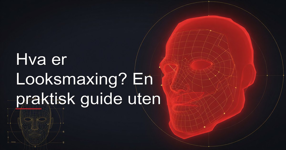 Hva er Looksmaxing? En praktisk guide uten giftige råd