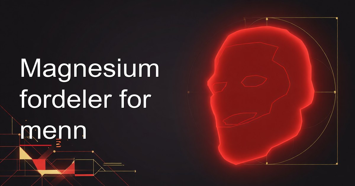 Magnesium fordeler for menn