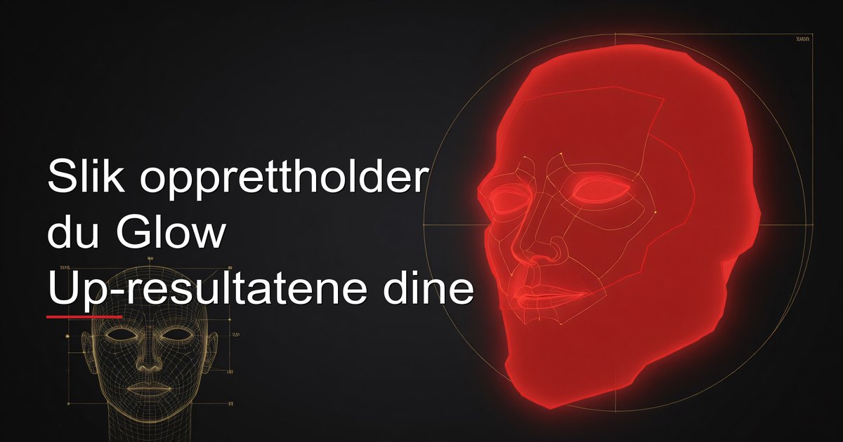 Slik opprettholder du Glow Up-resultatene dine