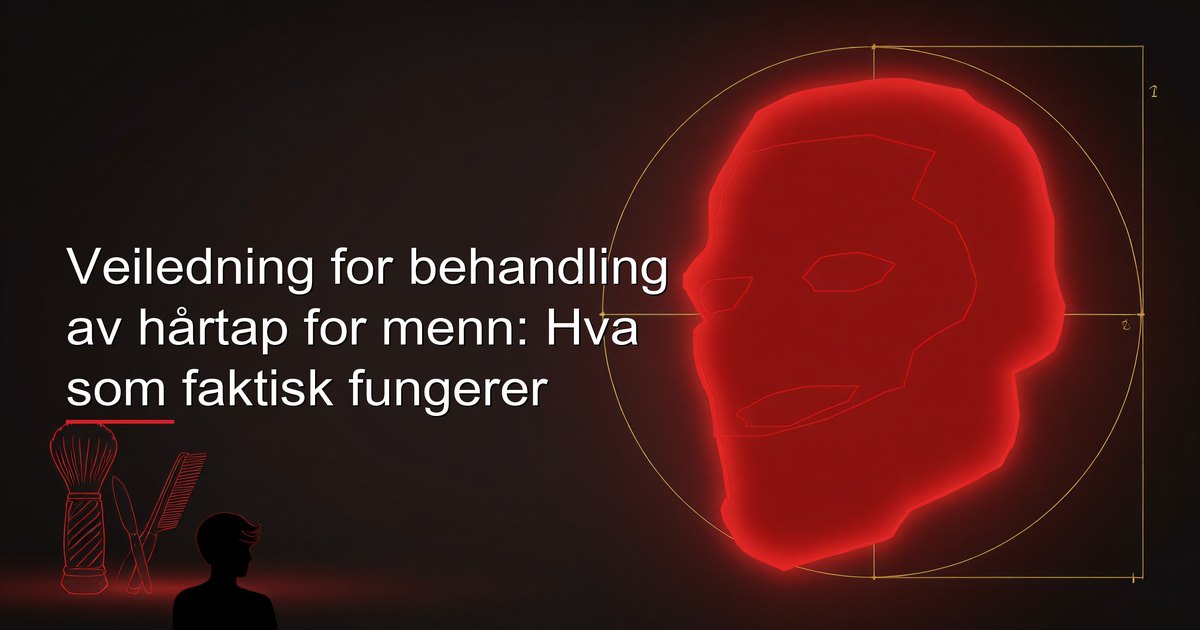Menns behandlingsalternativer for hårtap - minoksidil, finasterid, transplantasjoner og terapier sammenlignet