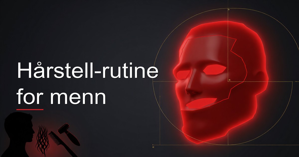 Hårstell-rutine for menn