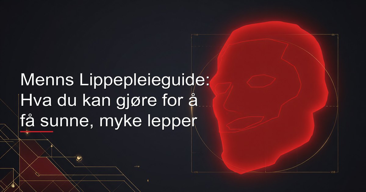 Menns Lippepleieguide: Hva du kan gjøre for å få sunne, myke lepper