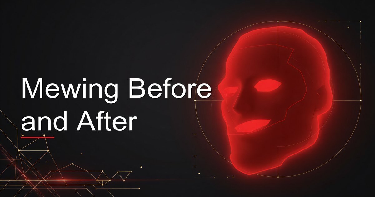 Mewing Before and After