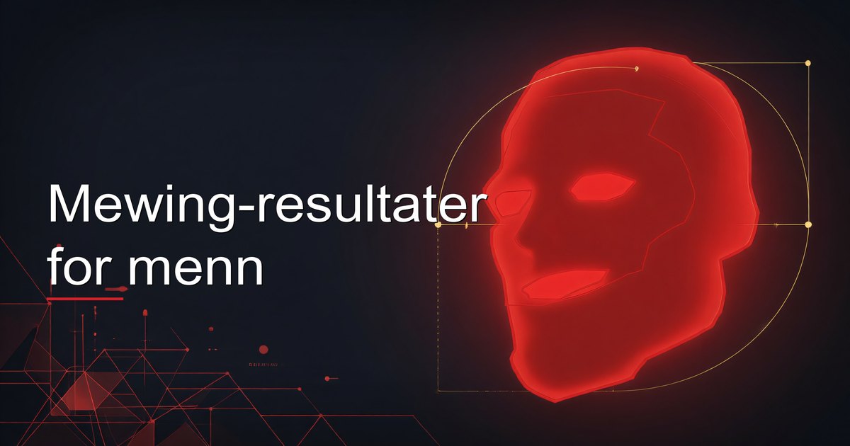 Mewing-resultater for menn